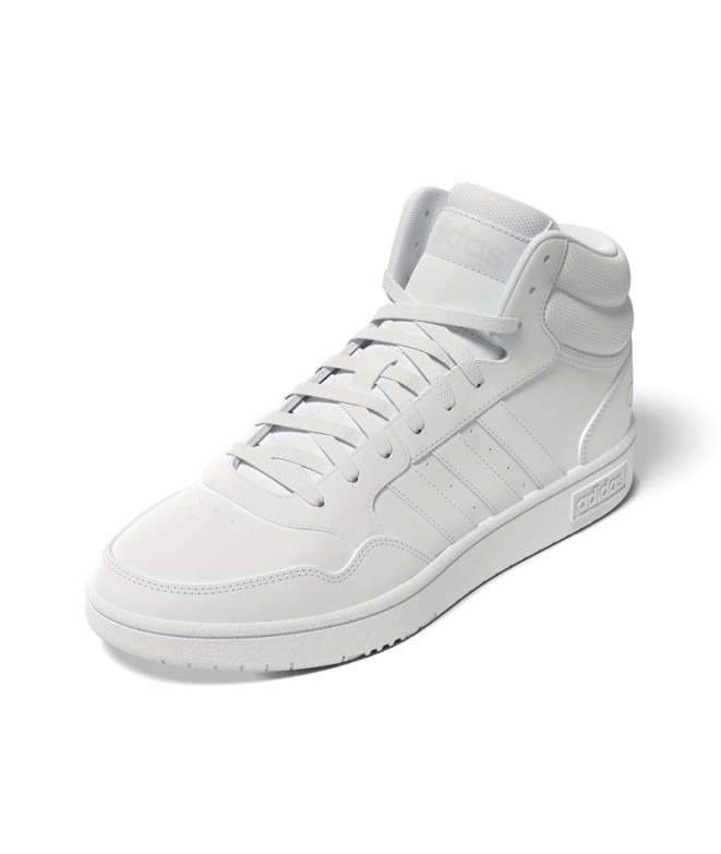 Sapatilhas adidas Hoops 3.0 Mid Homem Branco