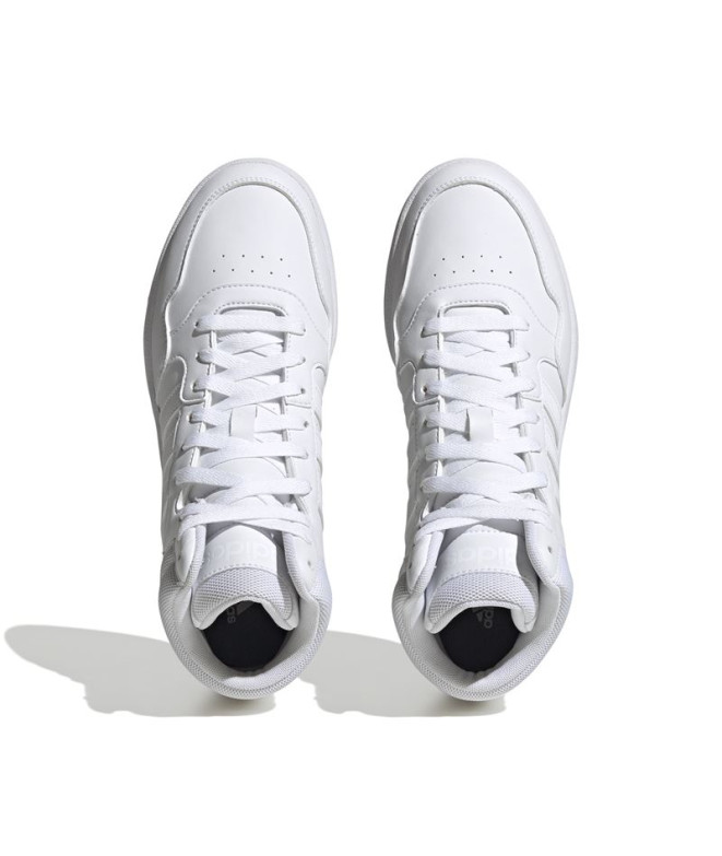 Chaussures adidas Hoops 3.0 Mid Homme Blanc