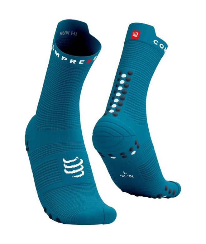 Meias Compressport Pro Racing Socks v4.0 Run High Unissex