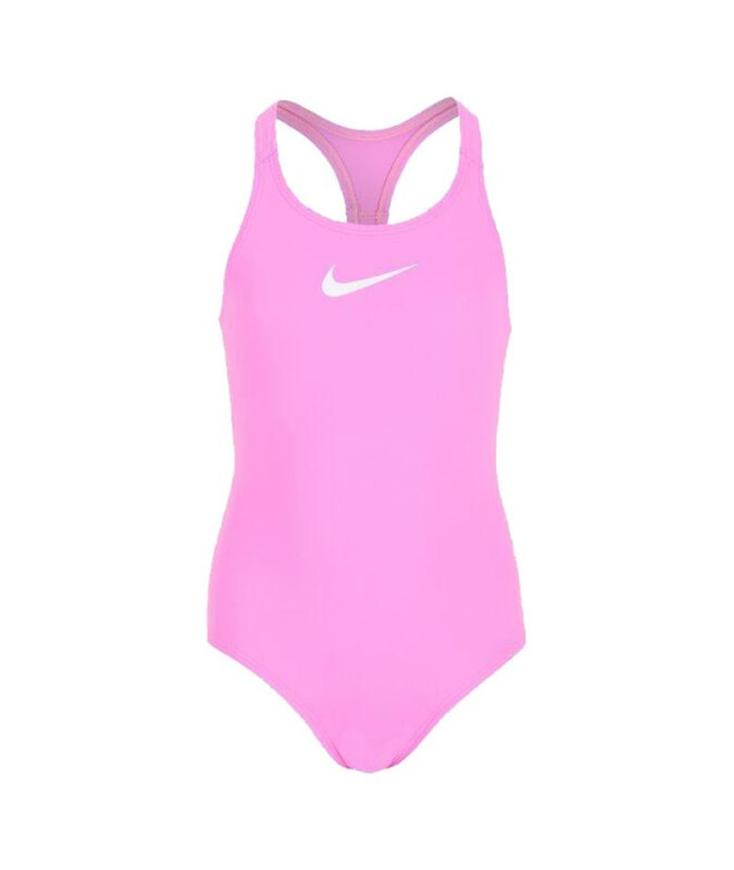 Fato de banho de praia e piscina Nike Racerback One Piece Menina Rosa