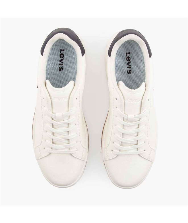 Chaussures Levi's Piper Regular White Homme