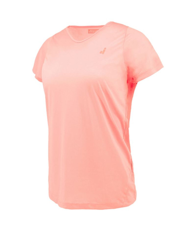 Camiseta de Running Joluvi Cascais Rosa Palo Mujer