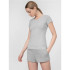 T-shirt 4F TSD350 Mulher Cinzento