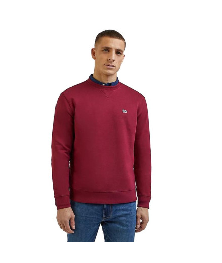 Moletom Lee Plain Crew Sws Homem