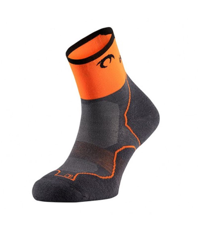 Chaussettes de Running Lurbel Rise Five Noir/Orange