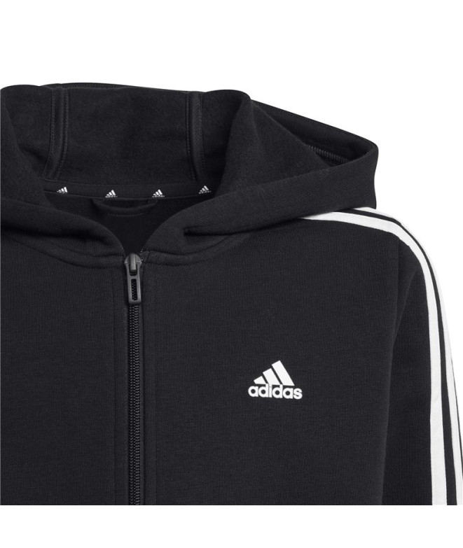 Sudadera adidas 3S Fl Fz Hood Infantil