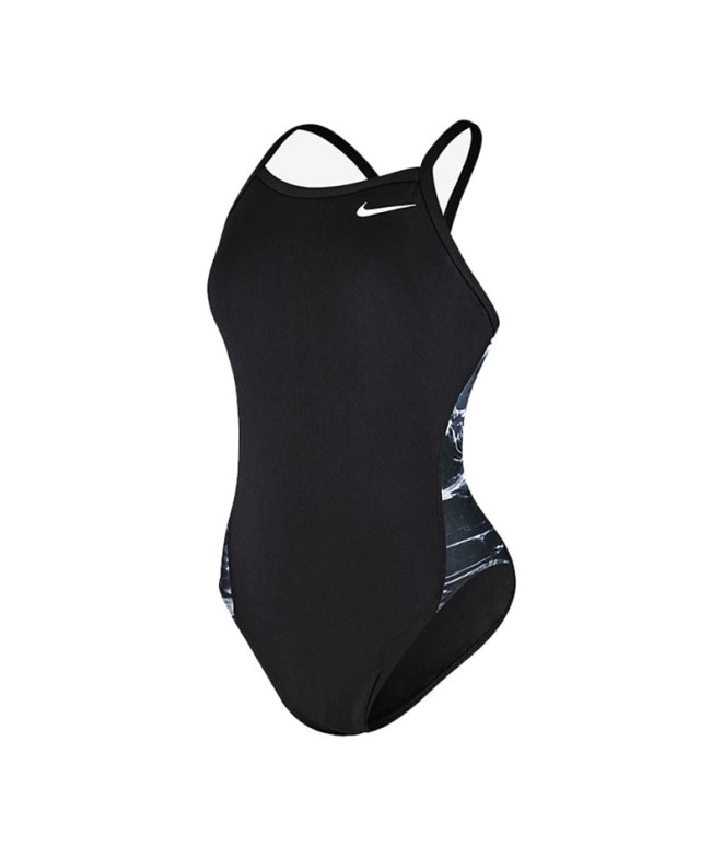 Fato de banho Nike Racerback One Piece Feminino Preto