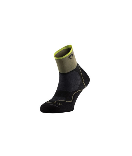 Meias de Trail Lurbel Desafio Four Preto/Sottobosco