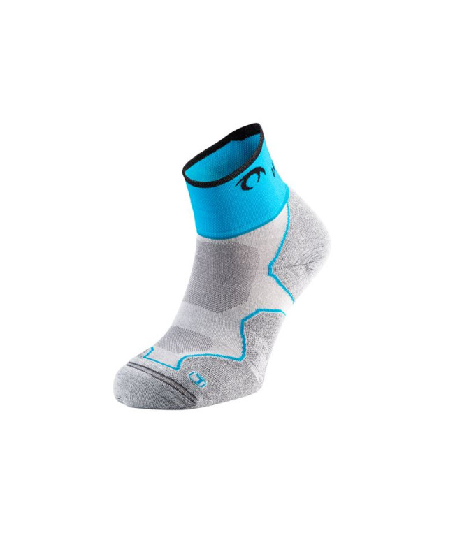 Chaussettes de Trail Lurbel Desafio Three Ice Grey/Turquoise