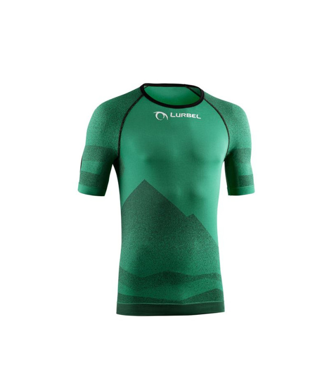 Camiseta de Running Lurbel Spirit Short Sleeves Verde Golf/Negro