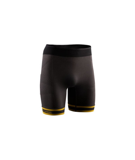 Calça de Trail Lurbel Spirit Shorts Homem Marengo/Amarelo... Calça de Trail Lurbel Spirit Shorts Homem Marengo/Amarelo...