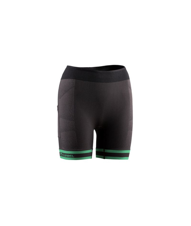 Calças Trail Trail Lurbel Spirit Shorts para mulher Marengo/Golf Green