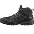Botas de montanhismo Salomon X Ward Leather Mid Gore-Tex Preto/Cinza Homem