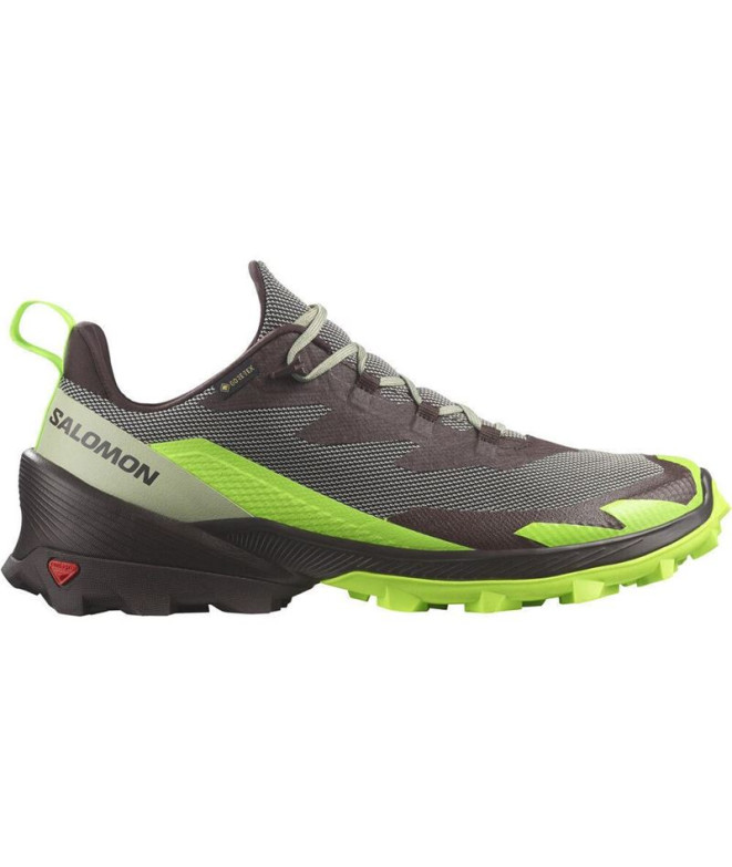 Chaussures de running en montagne Salomon Cross Over 2 Gore-Tex Grey/Green