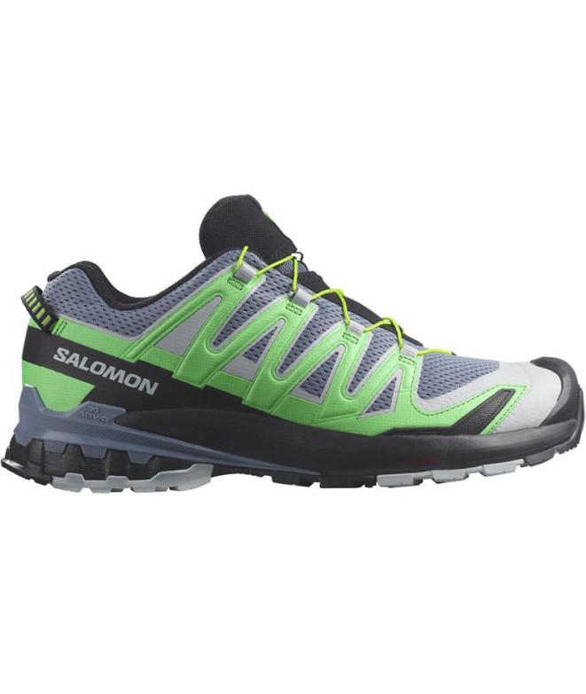 Trail Running Chaussures Salomon XA Pro 3D V9 Flint Stone Green Man