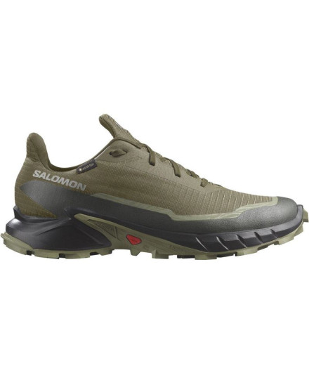 Sapatilhas de Trail Salomon Alphacross 5 Gore - Tex Olive...