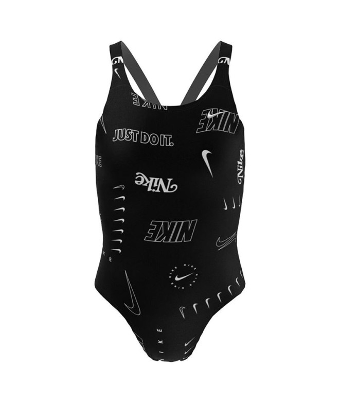 Maillot de bain Nike Fastback One Piece Fille Noir