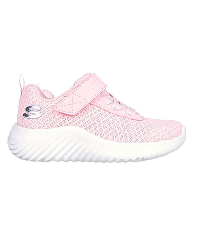 Sapatilhas Skechers Bounder-Cool Cruise Menina Malha/guarnição Blush