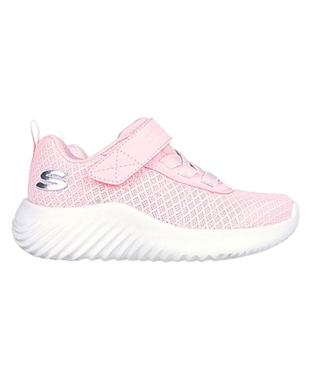Chaussures Skechers Bounder-Cool Cruise Fille Blush Mesh/Trim