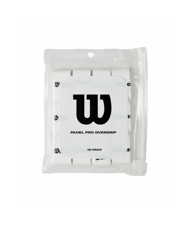 Overgrip Wilson Pádel Pro 12pk Blanc