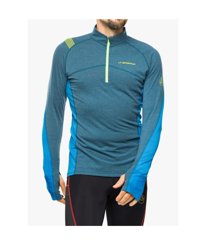 Camiseta de Trail La Sportiva Swift Long Sleeve Hombre Azul/Azul