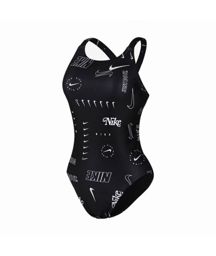 Fato de banho Nike Fastback One Piece Feminino Preto Fato de banho Nike Fastback One Piece Feminino Preto