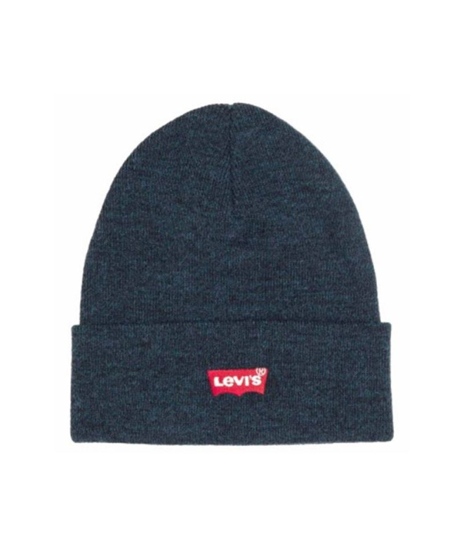 Gorro Levi's Red Batwing Embroidered Beanie Navy Blue