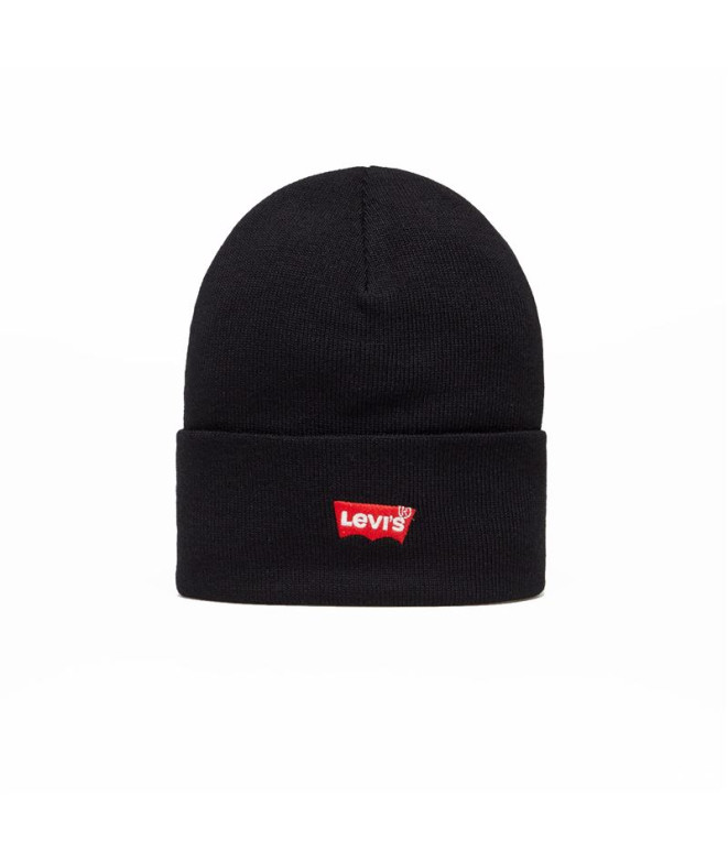 Gorro Levi's Vermelho Batwing Bordado Gorro Regular Preto