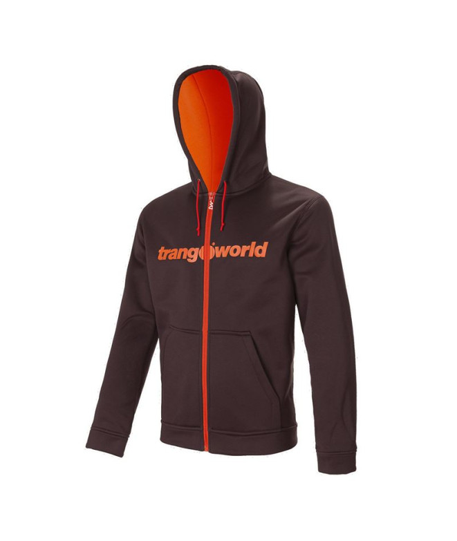 Veste Trangoworld Homme Ripon Marron/Orange Rouge