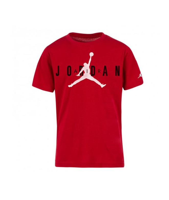Camiseta Nike Jdb Jumpman Sustainable Graphi Infantil Rojo