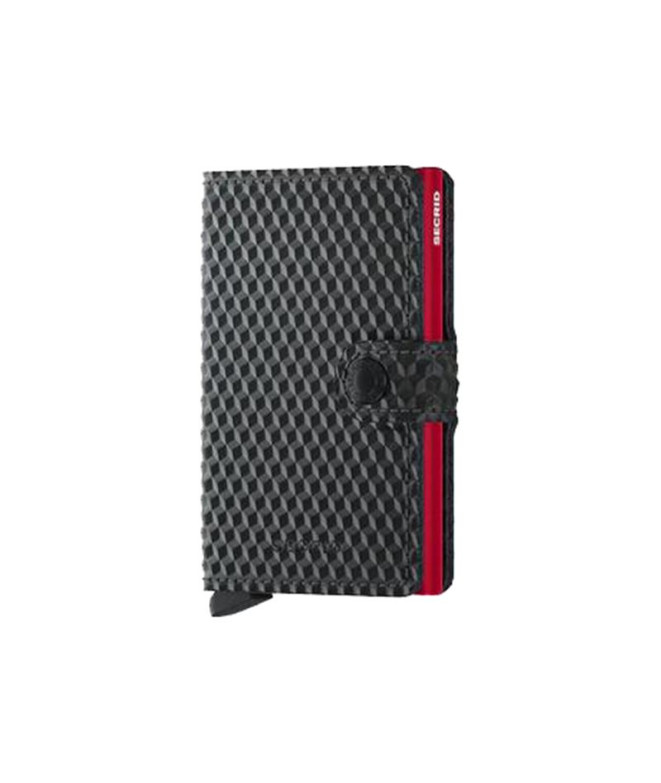 Cartera Secrid Miniwallet Cubic Black-Red