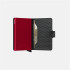 Portefeuille Secrid Miniwallet Cubic Noir-Rouge