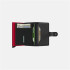Portefeuille Secrid Miniwallet Cubic Noir-Rouge