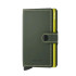 Cartera Secrid Miniwallet Matte Green & Lime