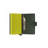 Cartera Secrid Miniwallet Matte Green & Lime