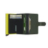 Cartera Secrid Miniwallet Matte Green & Lime