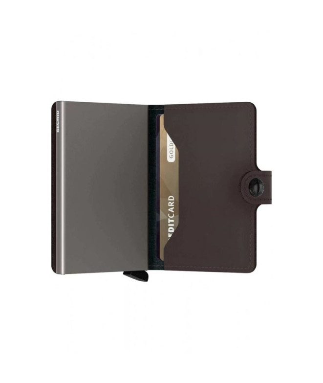 Cartera Secrid Miniwallet Matte Truffle
