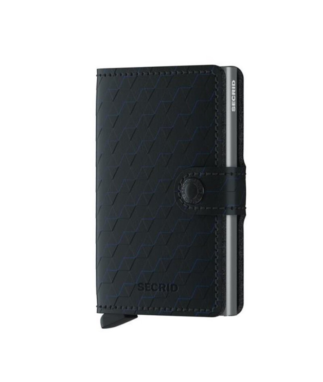 Carteira Secrid Miniwallet Optical Black-Titanium