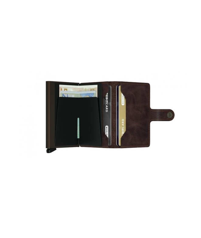 Cartera Secrid Miniwallet Vintage Chocolate