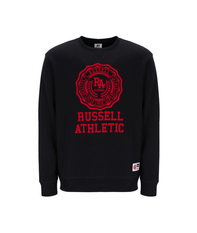 Sweatshirt Russell Ath Rose Man Black Man Black