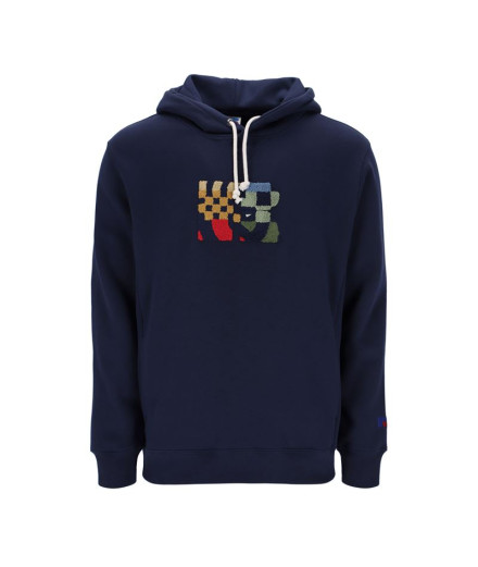 Sweat Homme Homme Russell Hoody Makie Navy Navy Navy