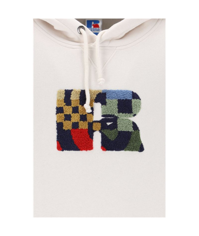 Sweat Homme Homme Russell Hoody Makie White...