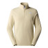 Casaco de montanha The North Face 100 Glacier 1/4 Zip para homem Bege