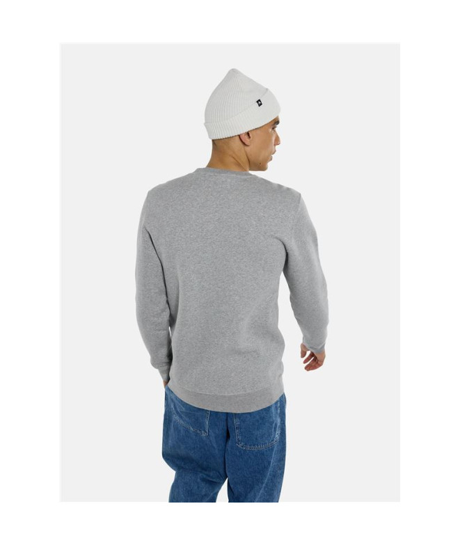 Sudadera Burton Mb Brtn Crew Gray Heather Multi...