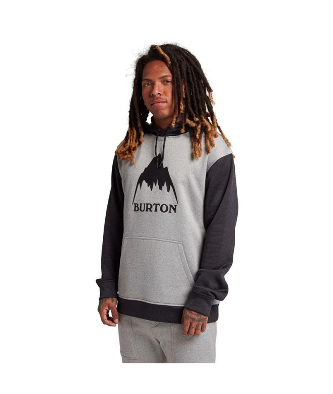 Moletom Homem Carvalho Burton Cinzento
