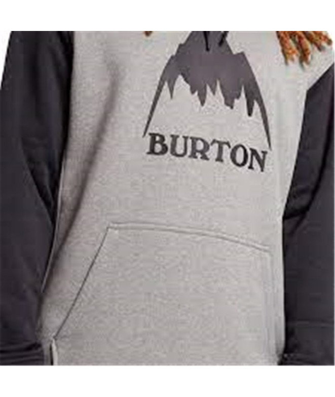 Moletom Homem Carvalho Burton Cinzento