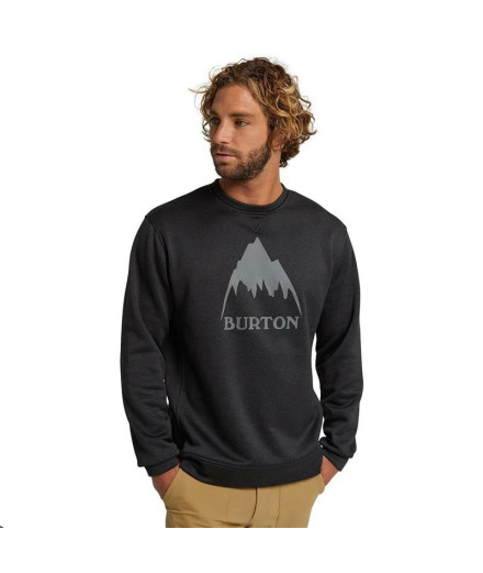 Moletom Homem Burton Oak Pullover Crew Preto 2