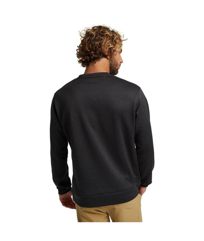 Moletom Homem Burton Oak Pullover Crew Preto