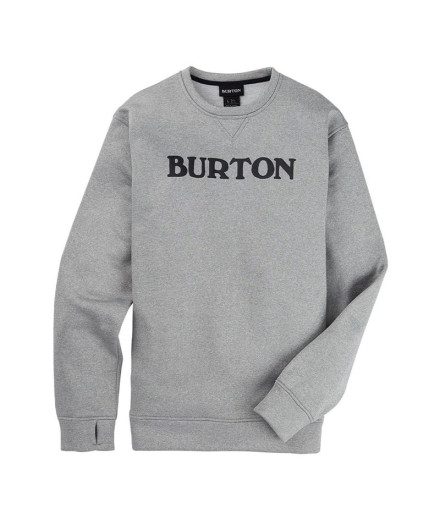 Moletom Homem Pulôver Burton Oak Crew Cinzento