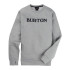 Moletom Homem Pulôver Burton Oak Crew Cinzento